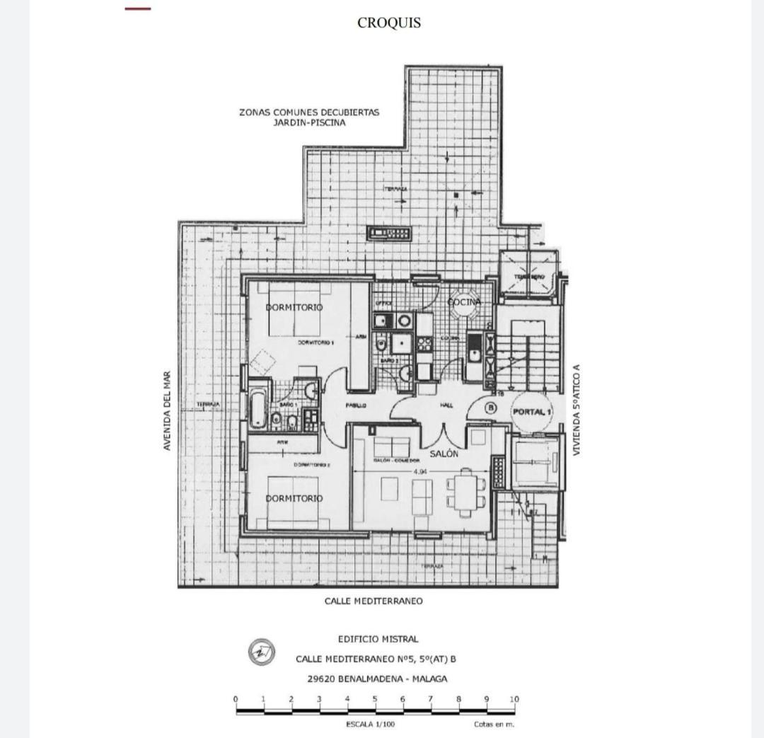 Atico Puerto Marina 2 Hab Con Piscina, 500M De La Plata Apartment ตอร์เรโมลิโนส ภายนอก รูปภาพ